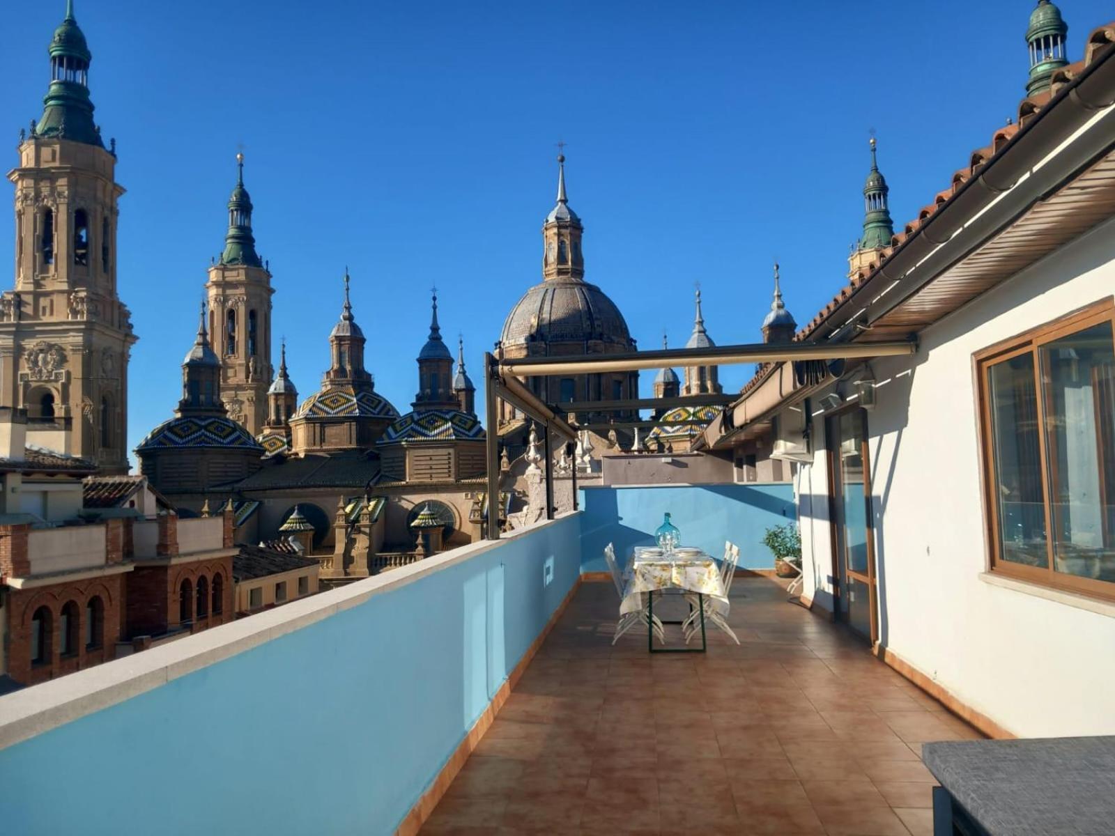 La Terraza Del Pilar Leilighet Zaragoza Eksteriør bilde